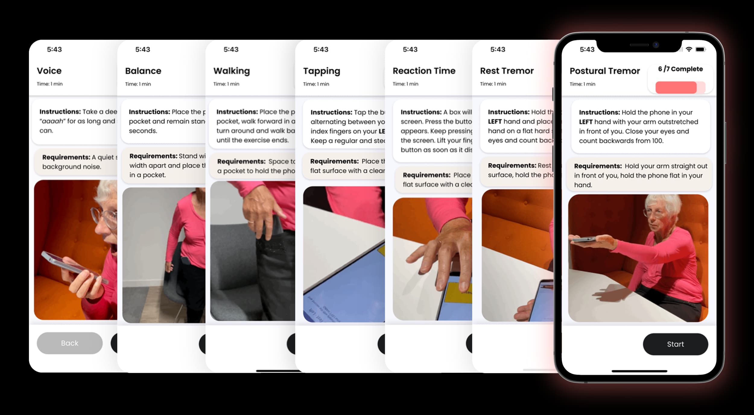 Kneu Health app screens